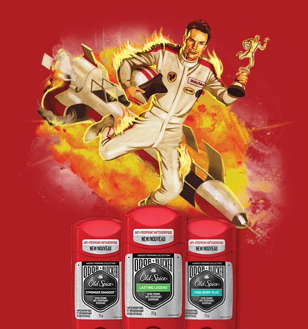 Old Spice - LEGENDARY PROTECTION - Hero Axel and Antipersperant Products image